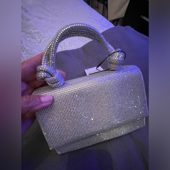 Zara silver night bag - Picture 1 of 4